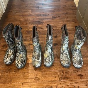 NWOB Men TIDEWE Rubber Hunting Boots 800g Insulation Boots